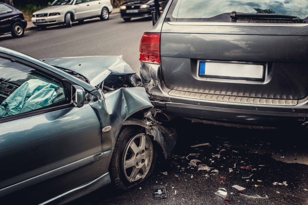Car crash scene in Troy—consult a personal injury lawyer in Troy for legal help