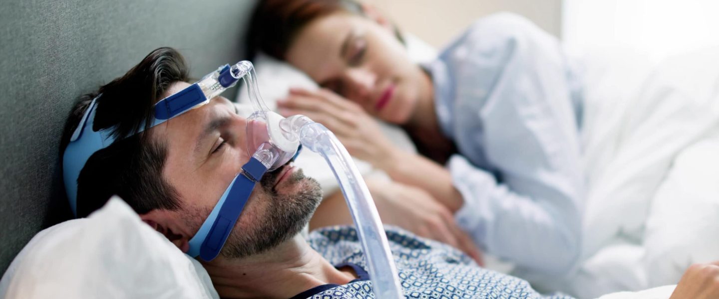 CPAP breathing machine for sleep apnea